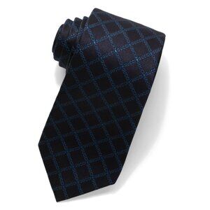 GUCCI Navy Blue Men's Made In Italy Designer Silk Tie